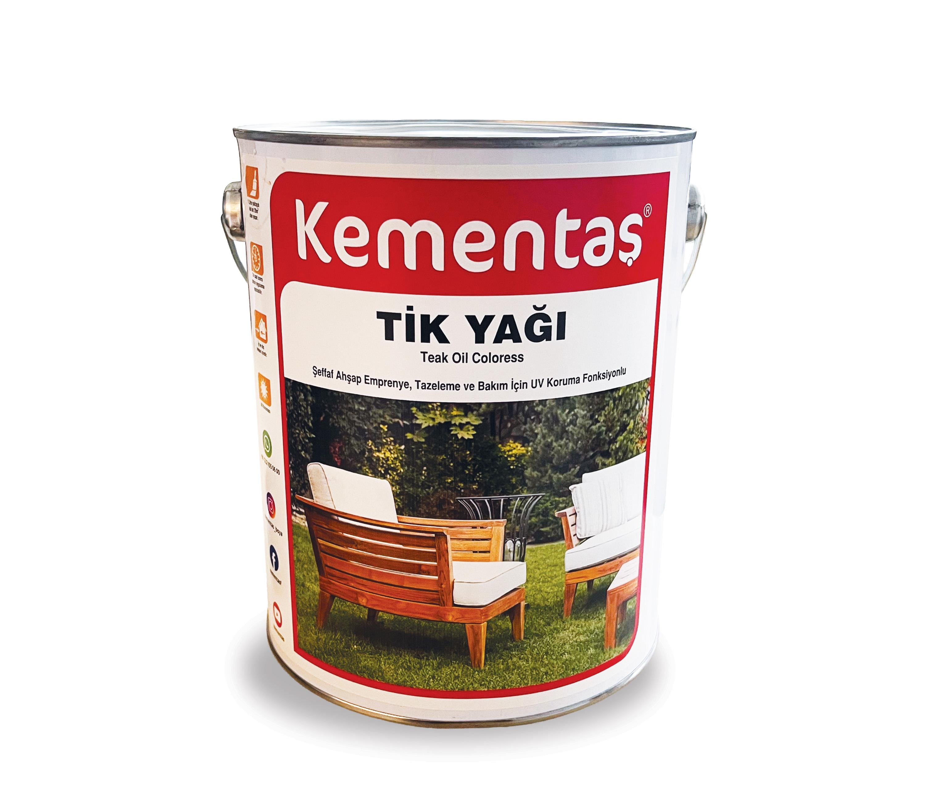 Kementaş Tik Yağı 2,5Lt